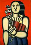 Fernand Leger - Woman with a Book